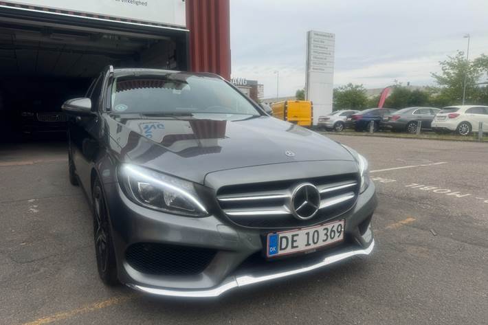 Grå Mercedes C250 d fra 2016