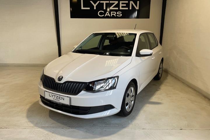 Hvid Skoda Fabia fra 2018