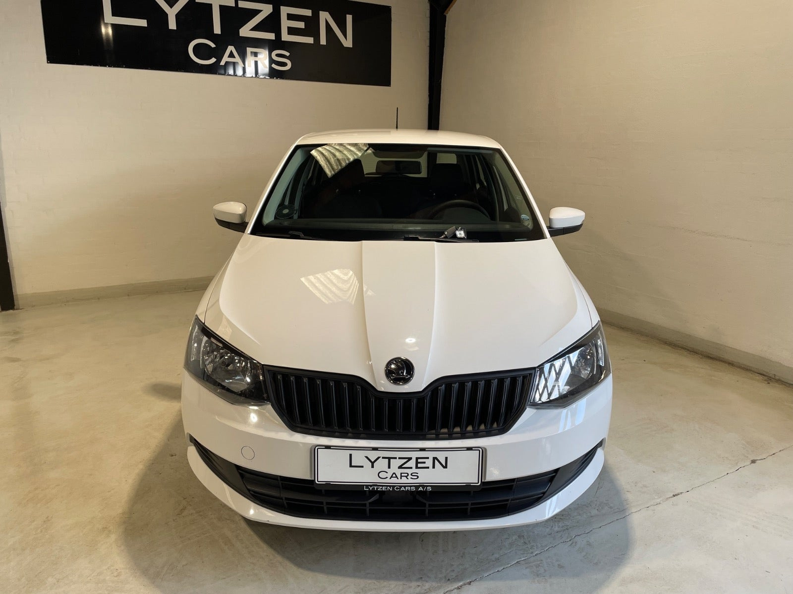 Hvid Skoda Fabia fra 2018