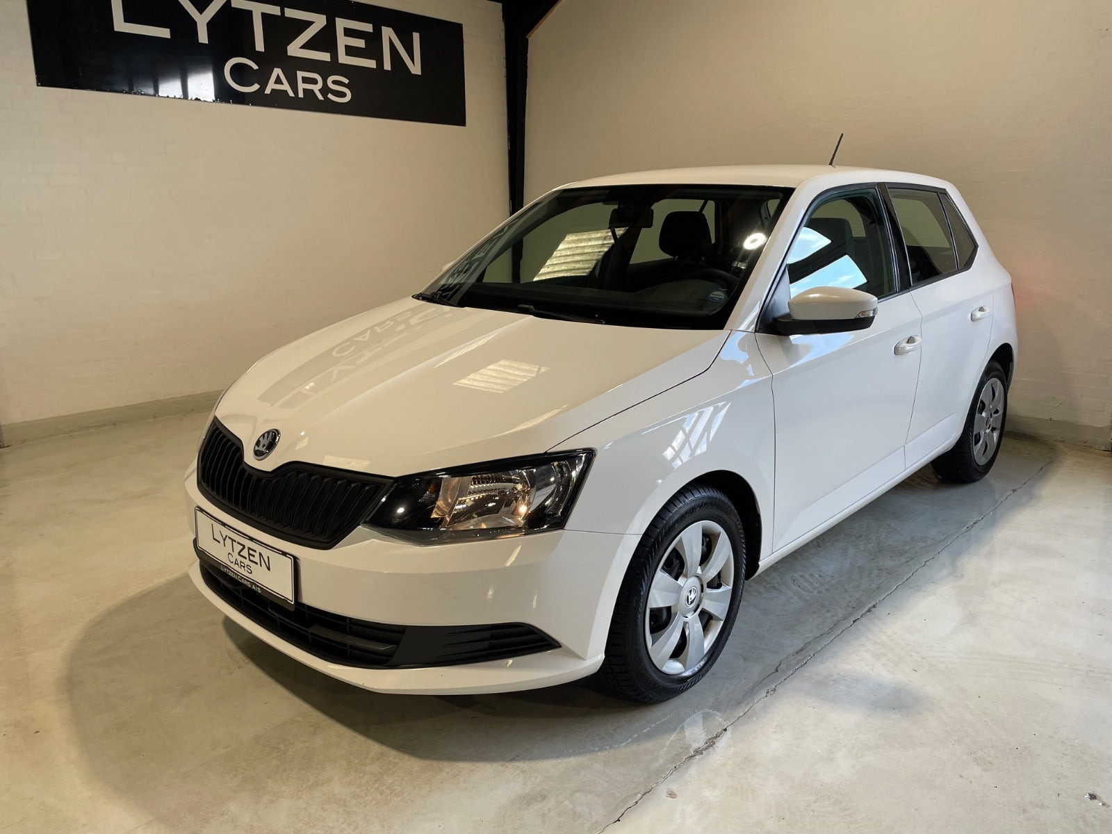 Hvid Skoda Fabia fra 2018