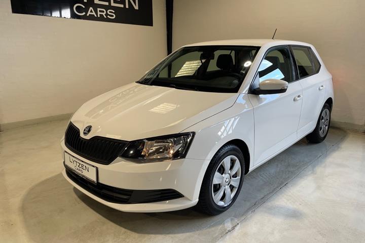 Hvid Skoda Fabia fra 2018