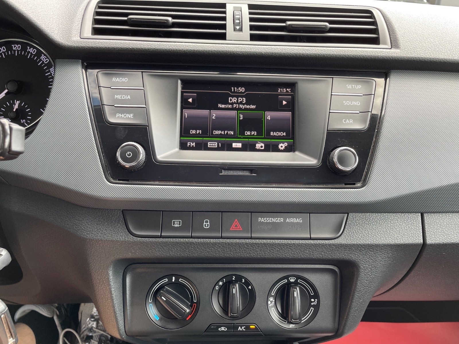 Hvid Skoda Fabia fra 2018