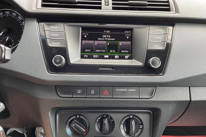 Hvid Skoda Fabia fra 2018