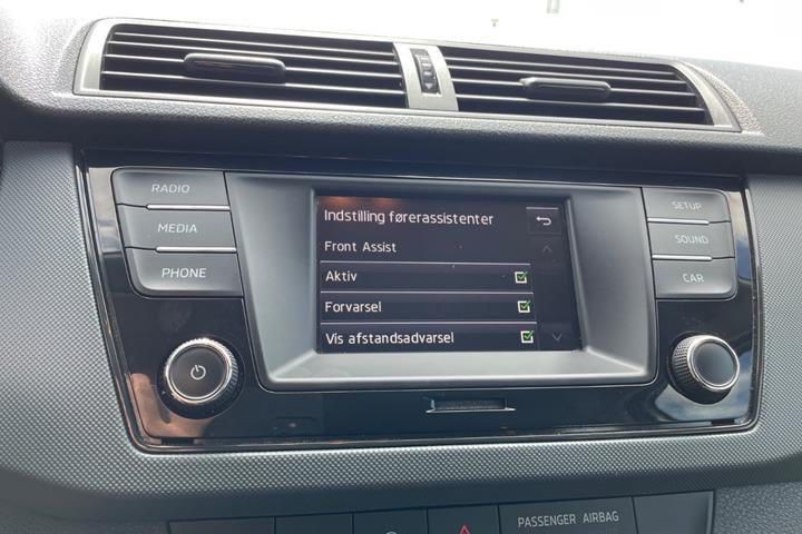 Hvid Skoda Fabia fra 2018