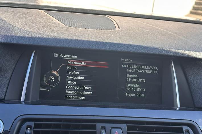 Sort BMW 530d fra 2015