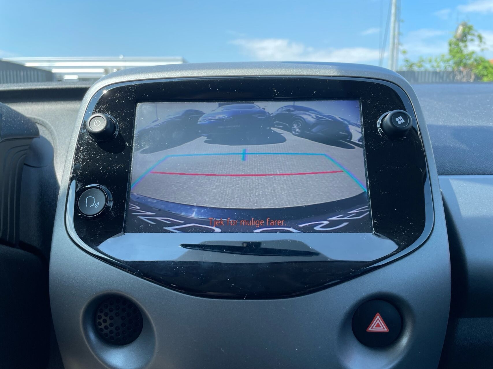 Rød Toyota Aygo fra 2020