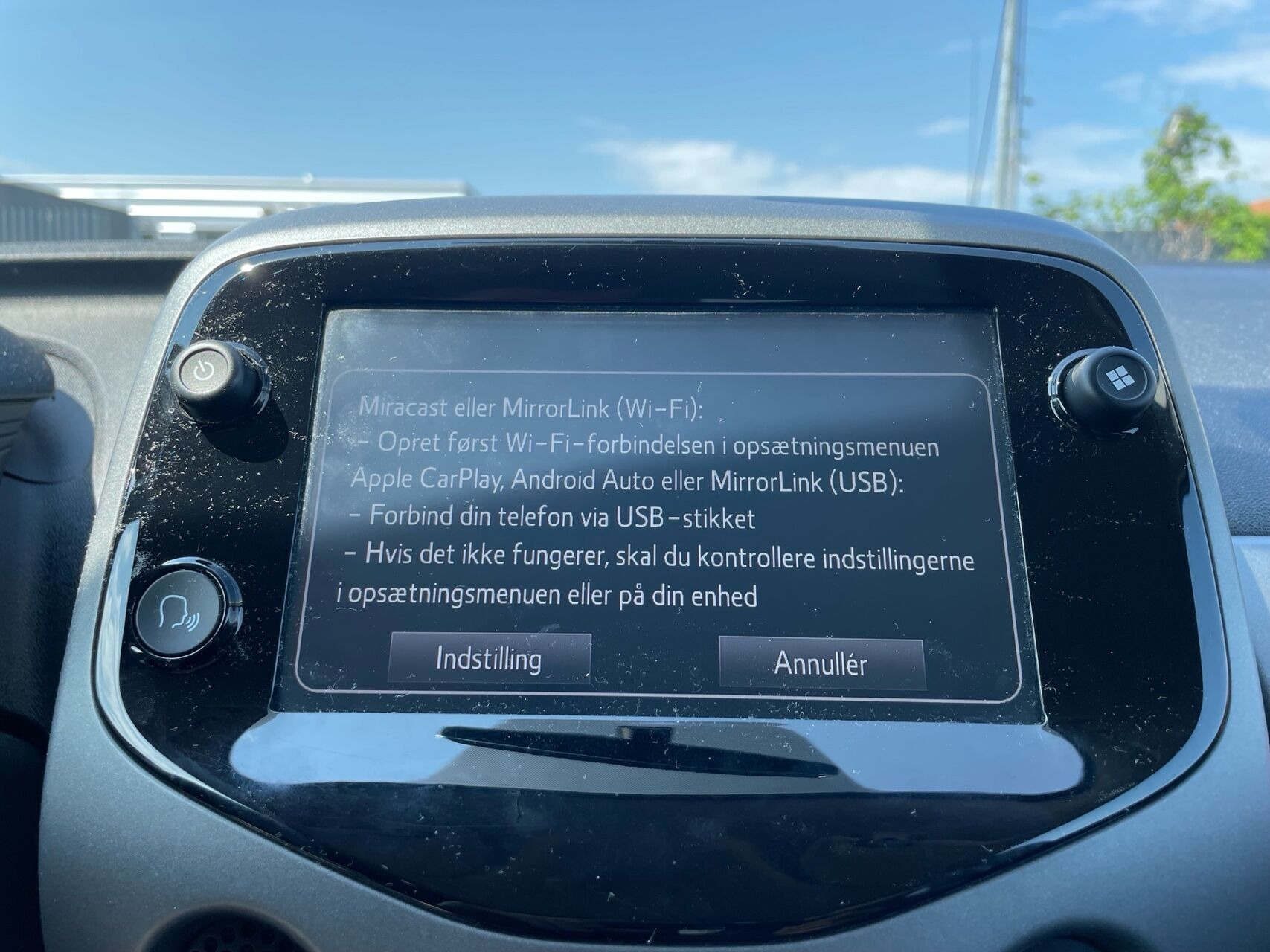 Rød Toyota Aygo fra 2020