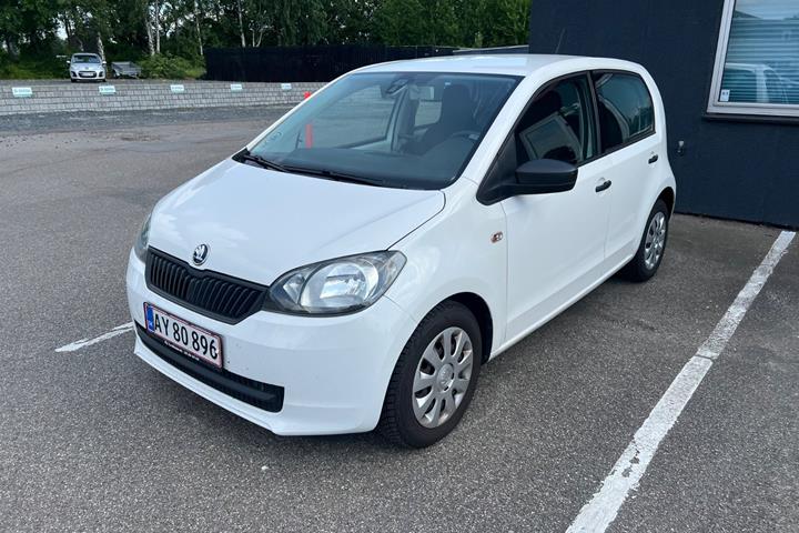 Grøn Skoda Citigo fra 2016