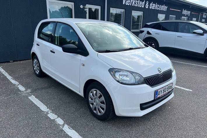 Grøn Skoda Citigo fra 2016