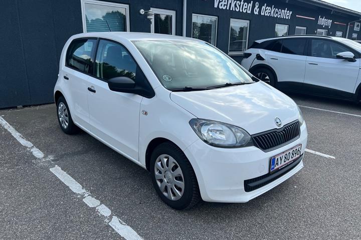 Grøn Skoda Citigo fra 2016