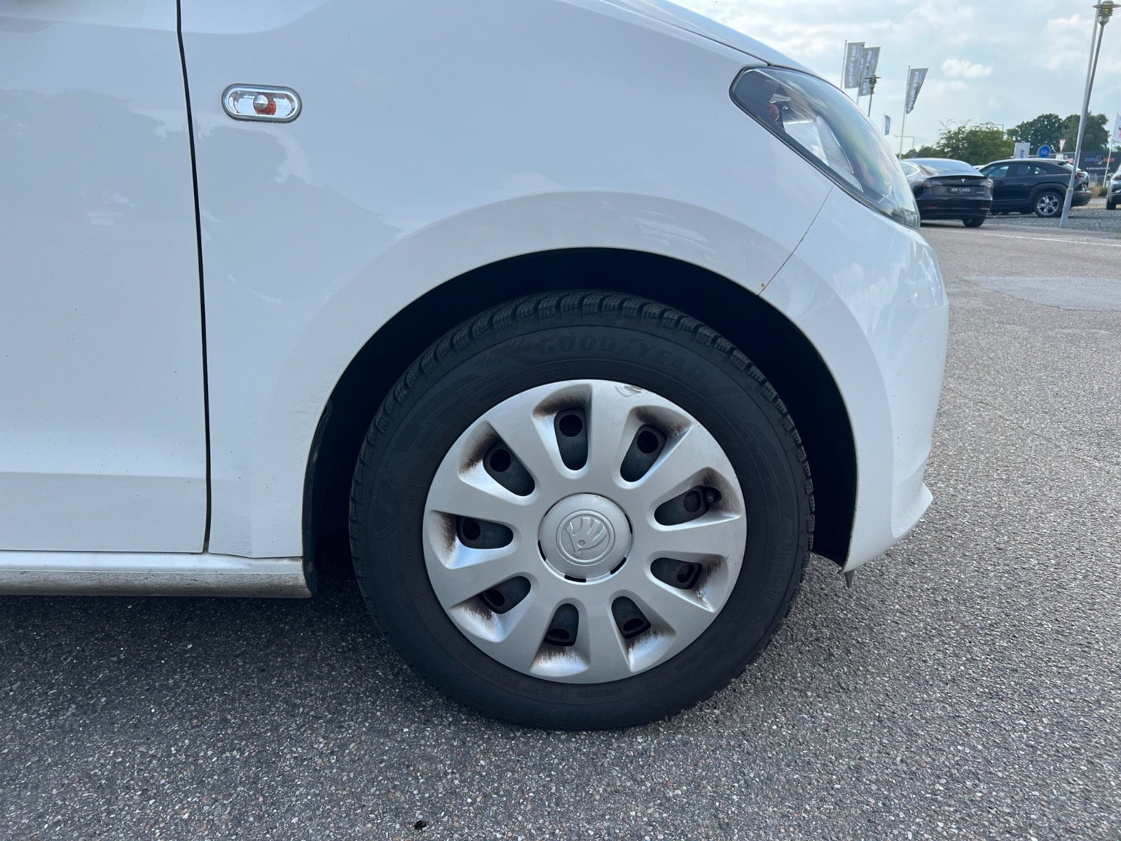 Grøn Skoda Citigo fra 2016
