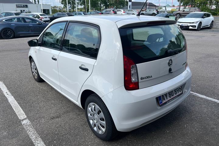 Grøn Skoda Citigo fra 2016