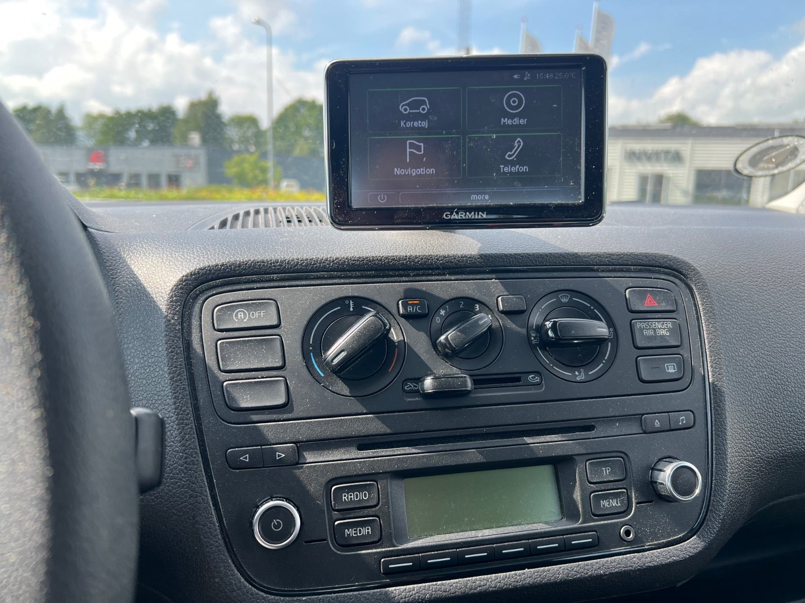 Grøn Skoda Citigo fra 2016