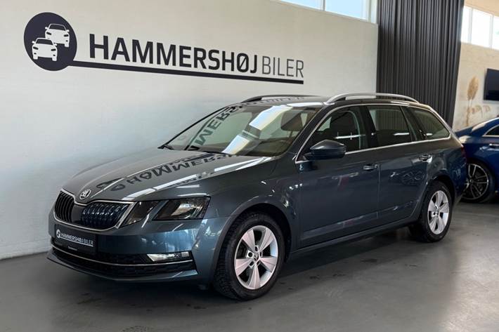 Grå Skoda Octavia fra 2019
