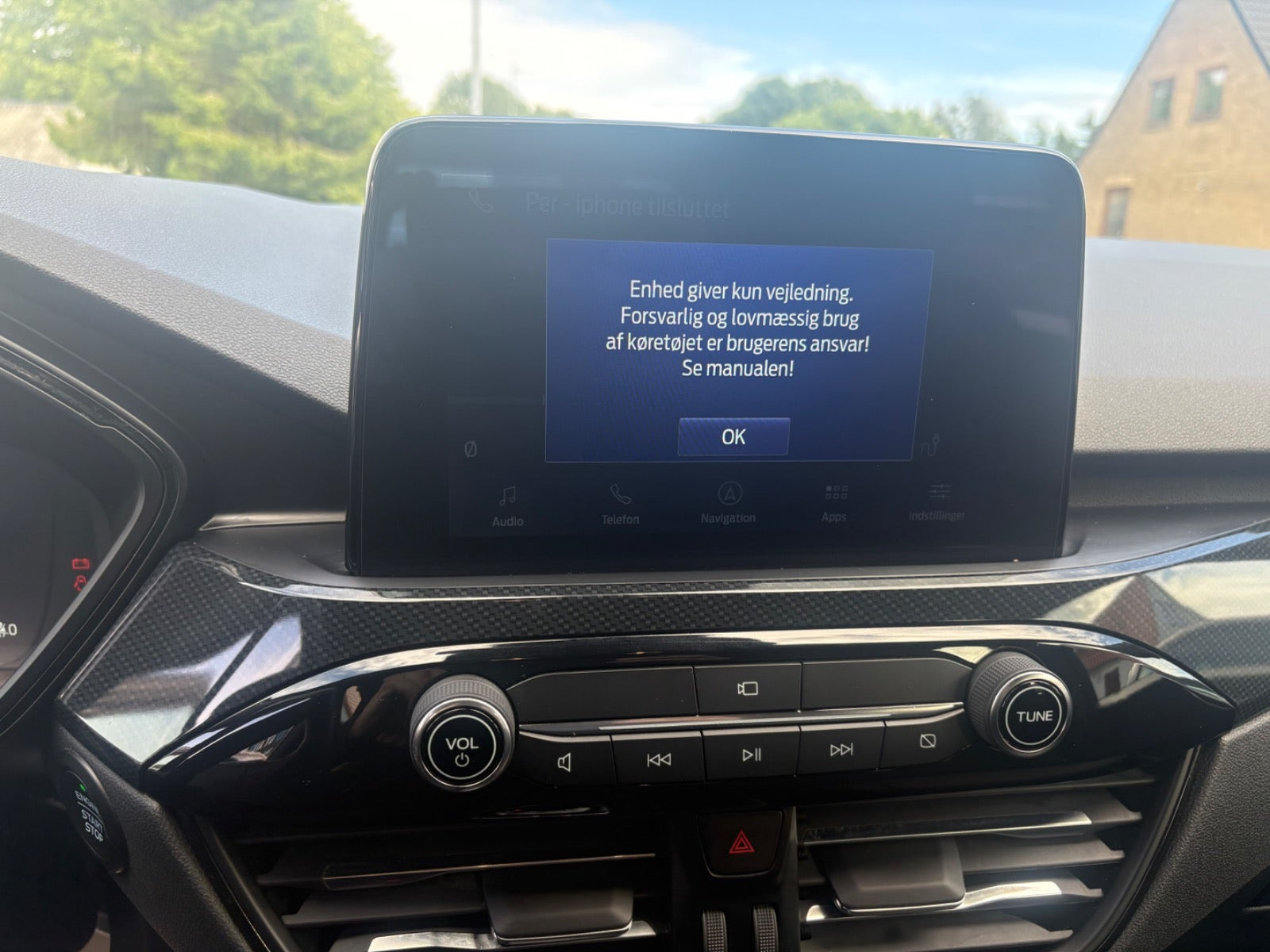 Blå Ford Kuga fra 2020