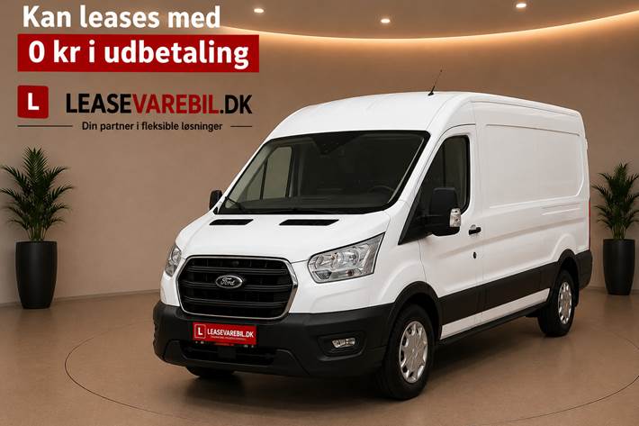 Hvid Ford Transit 350 L3 Van fra 2021