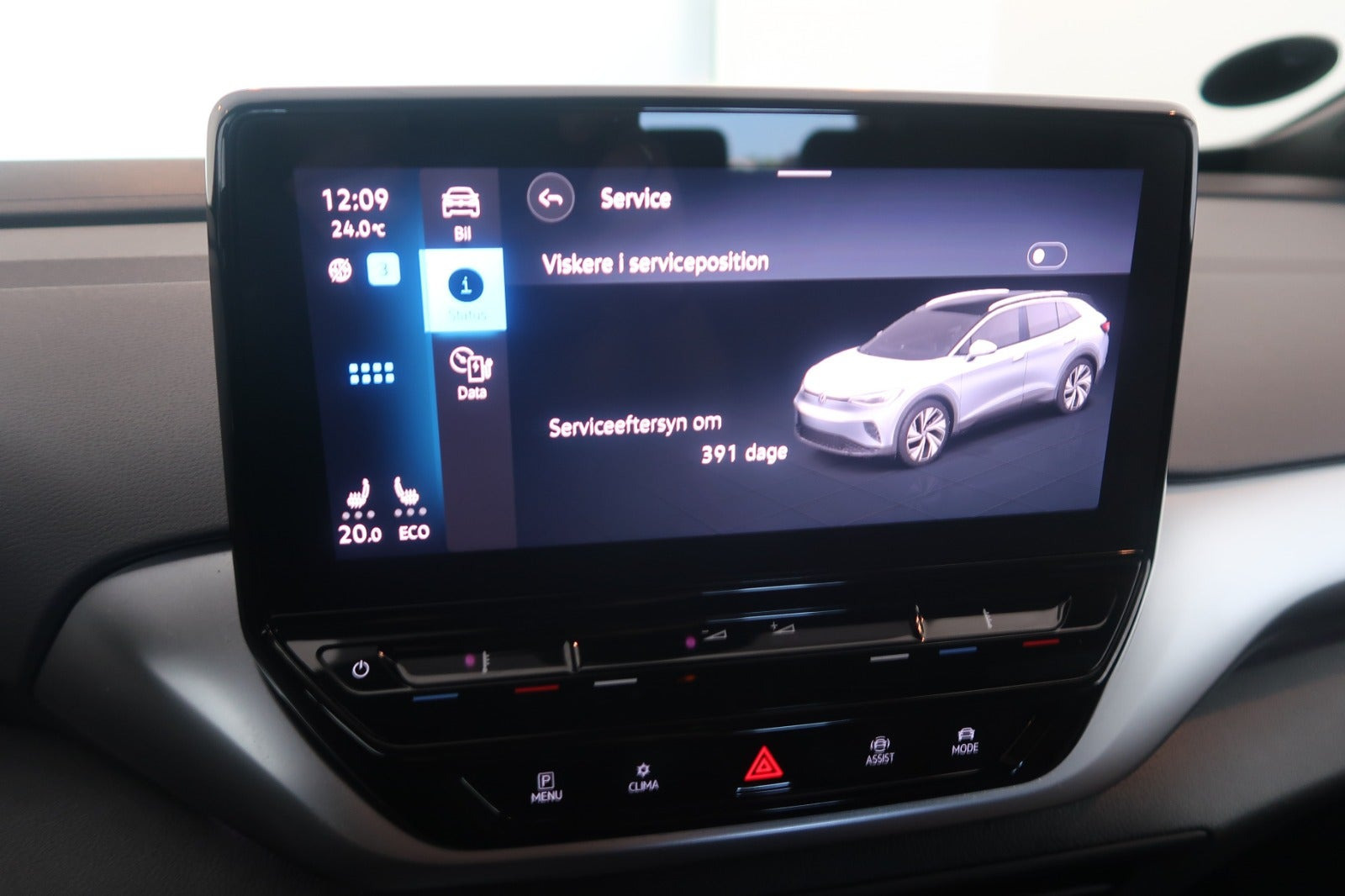 Gul VW ID.4 fra 2021