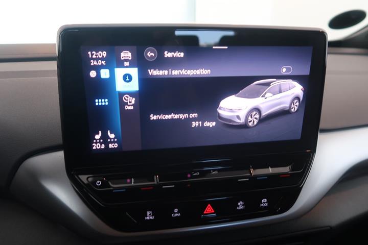 Gul VW ID.4 fra 2021