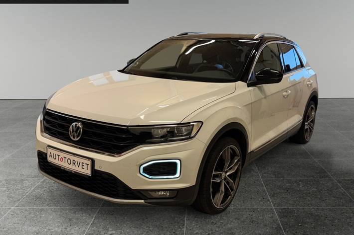 Hvid VW T-Roc fra 2019