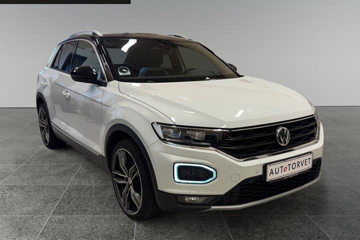 Hvid VW T-Roc fra 2019