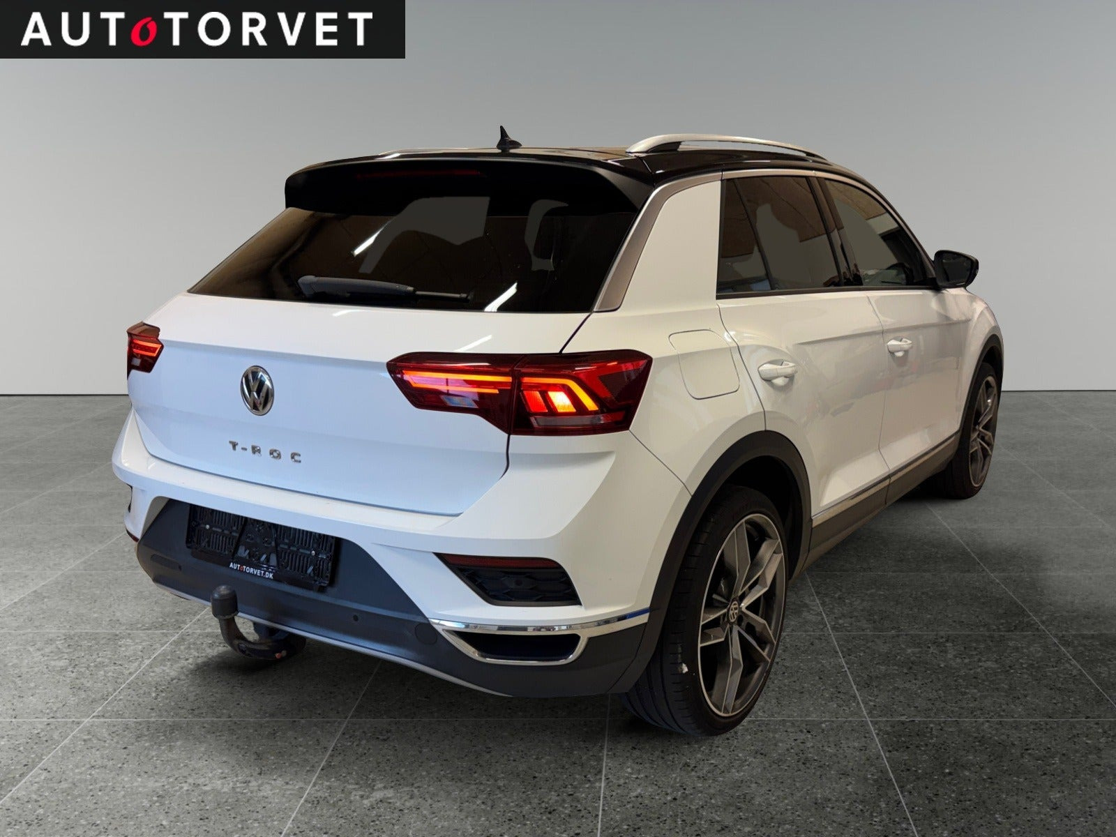 Hvid VW T-Roc fra 2019