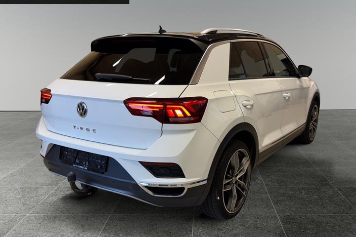 Hvid VW T-Roc fra 2019