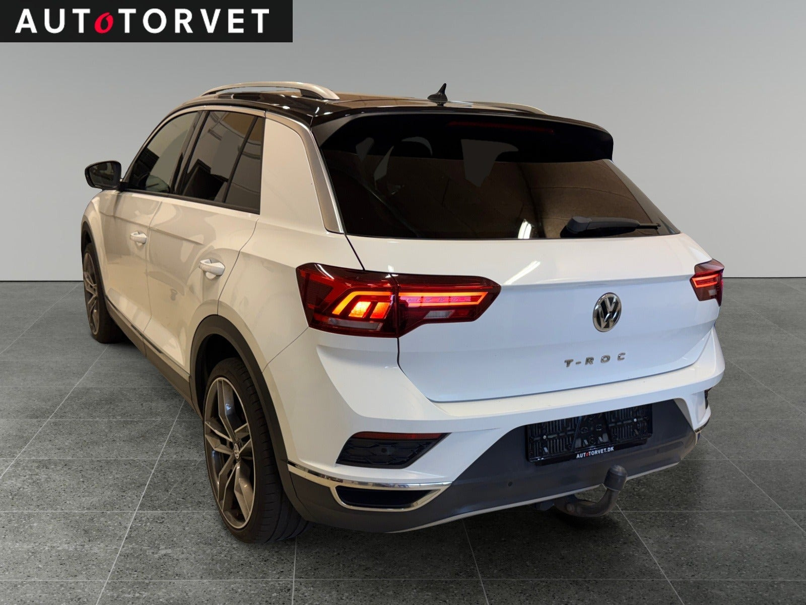 Hvid VW T-Roc fra 2019