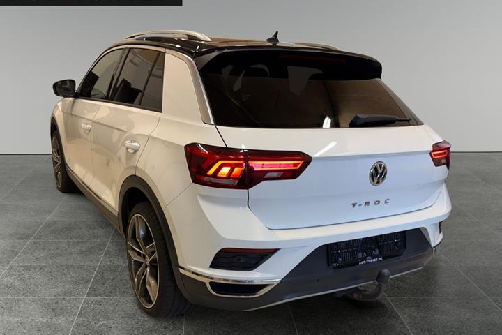 Hvid VW T-Roc fra 2019