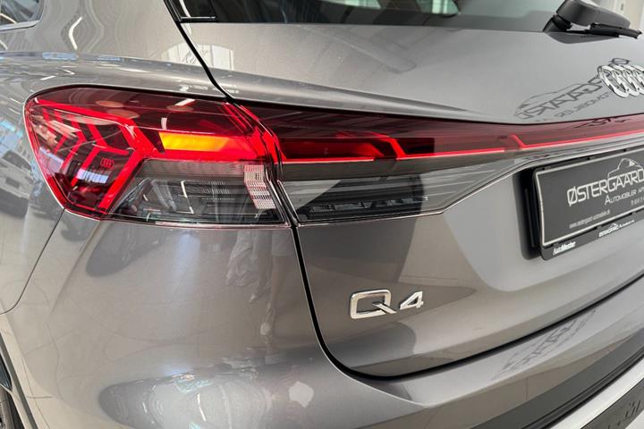 Grå Audi Q4 e-tron fra 2026