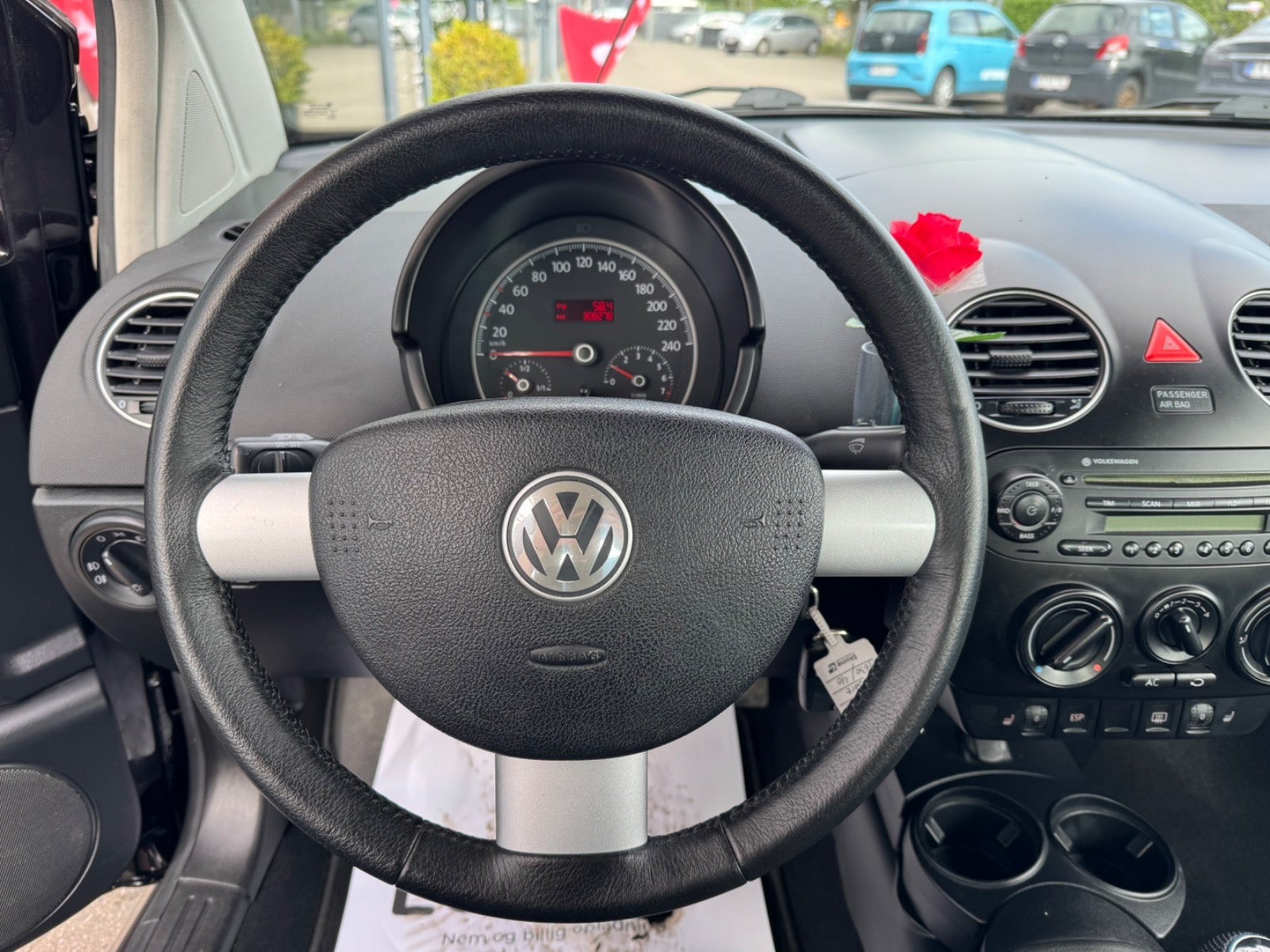 Sort VW New Beetle fra 2009
