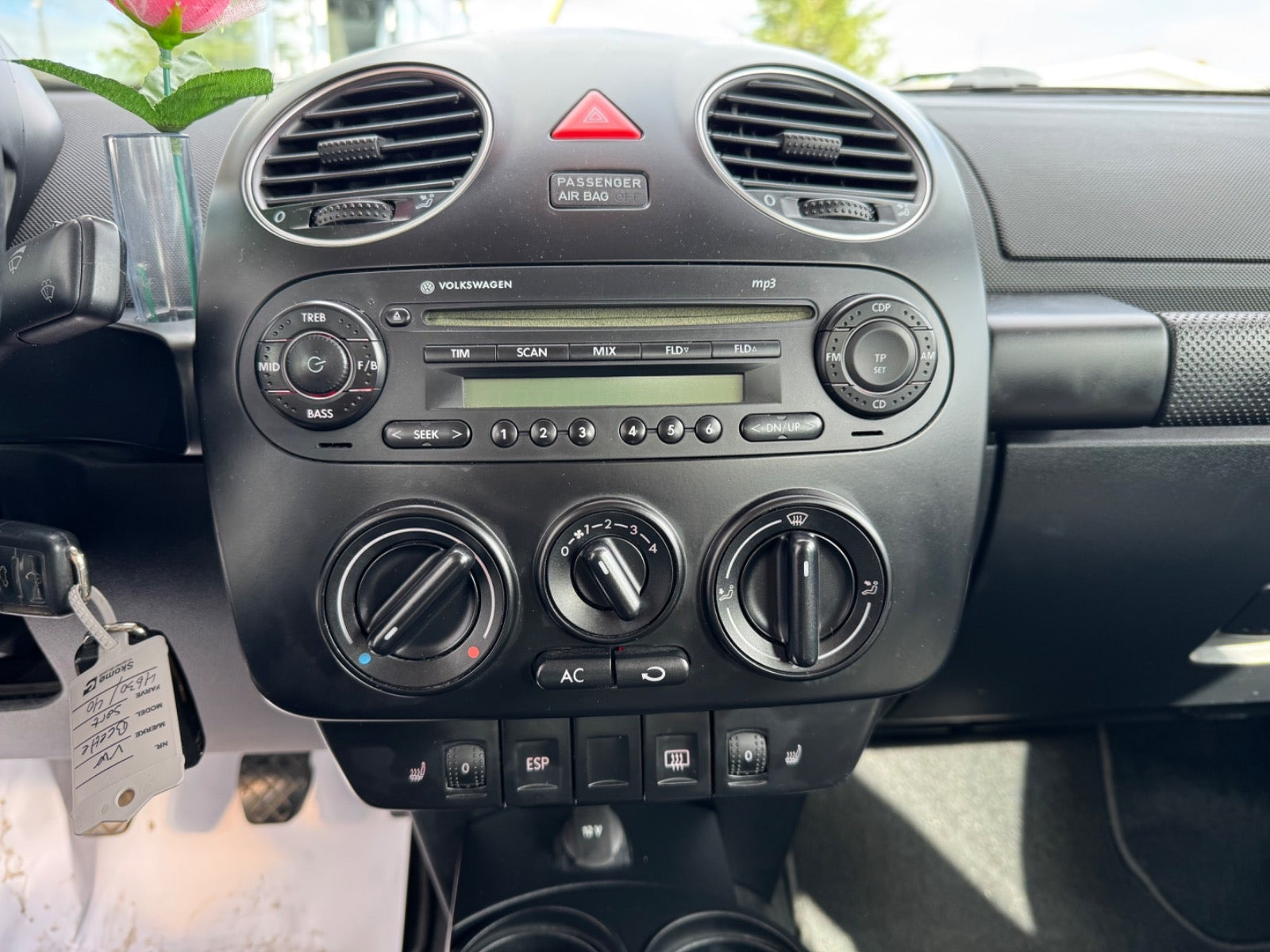 Sort VW New Beetle fra 2009