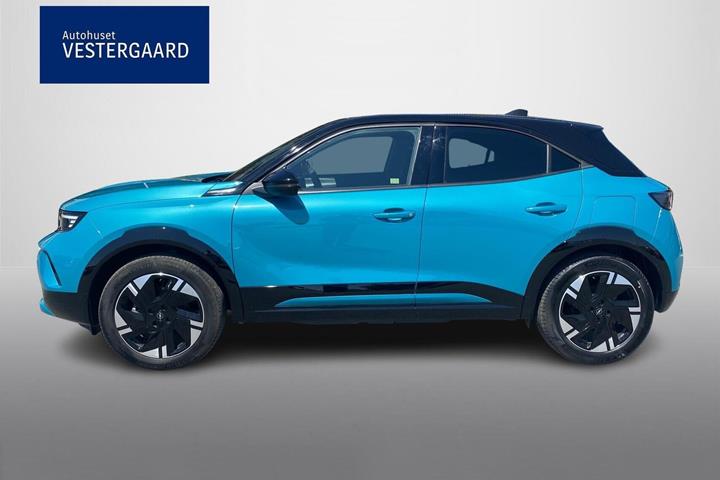 Turquoise Opel Mokka-e fra 2025