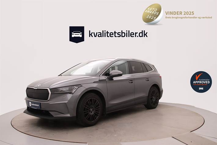 Grå Skoda Enyaq fra 2022