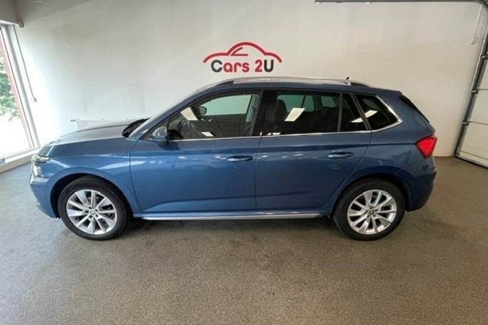 Blå Skoda Kamiq fra 2020