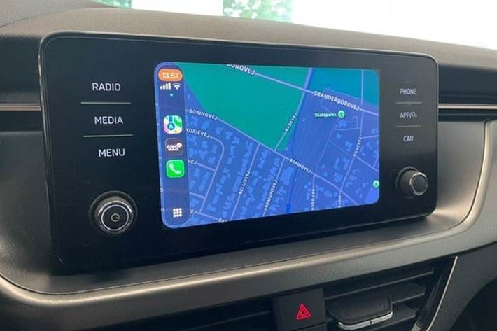 Blå Skoda Kamiq fra 2020