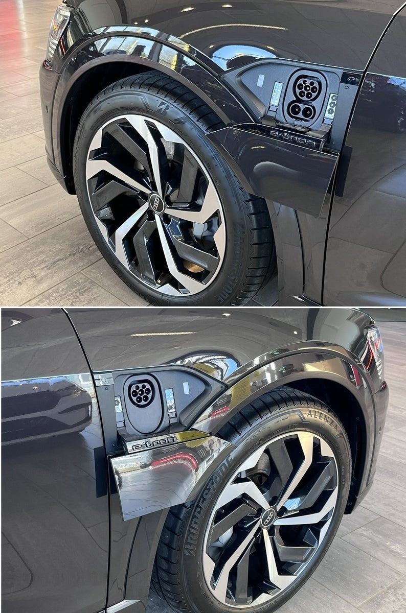 Brun Audi Q8 e-tron fra 2024