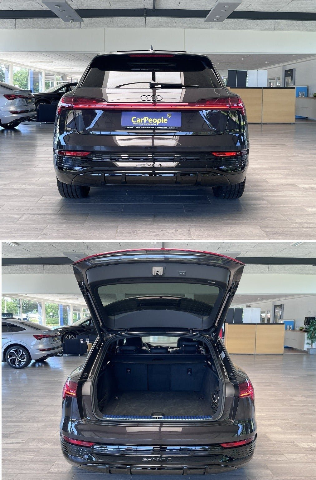 Brun Audi Q8 e-tron fra 2024