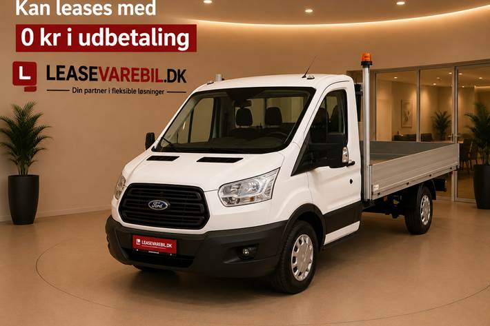 Hvid Ford Transit 350 L3 Chassis fra 2019