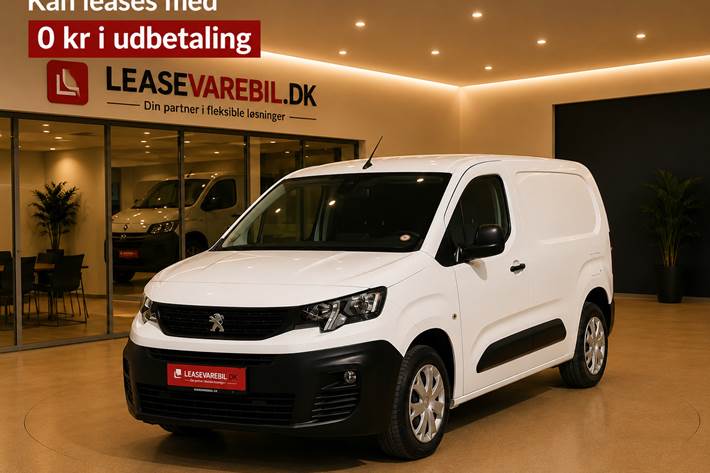 Hvid Peugeot Partner fra 2020