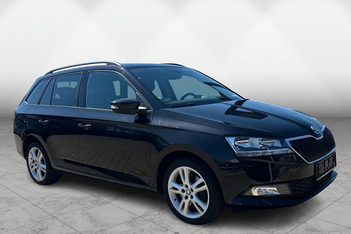 Sort Skoda Fabia fra 2019