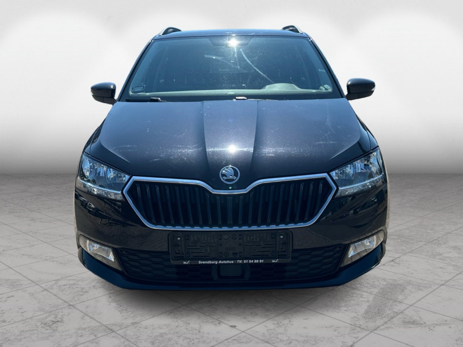 Sort Skoda Fabia fra 2019