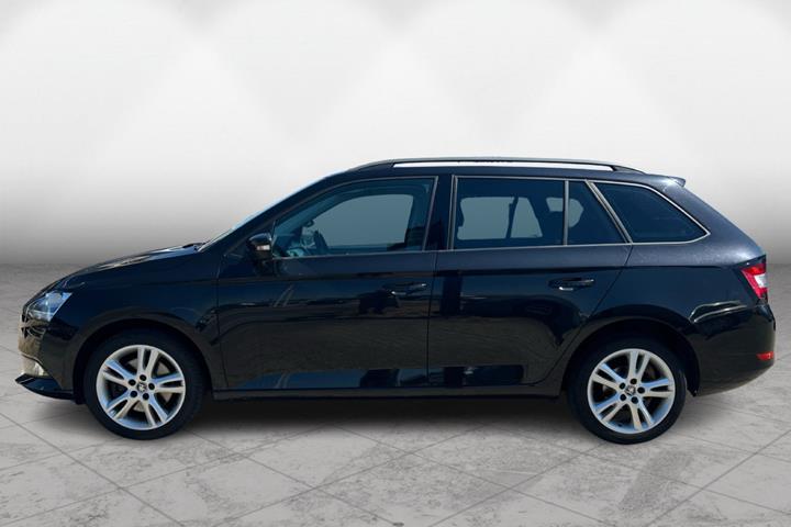 Sort Skoda Fabia fra 2019