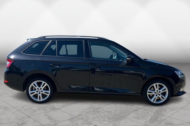 Sort Skoda Fabia fra 2019