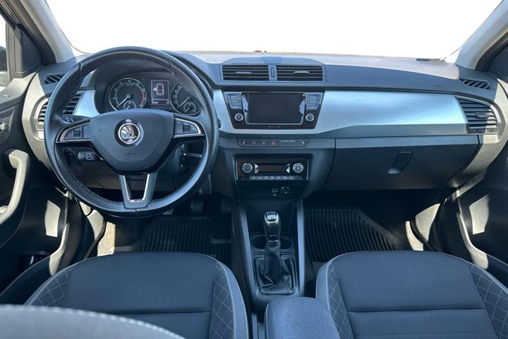 Sort Skoda Fabia fra 2019