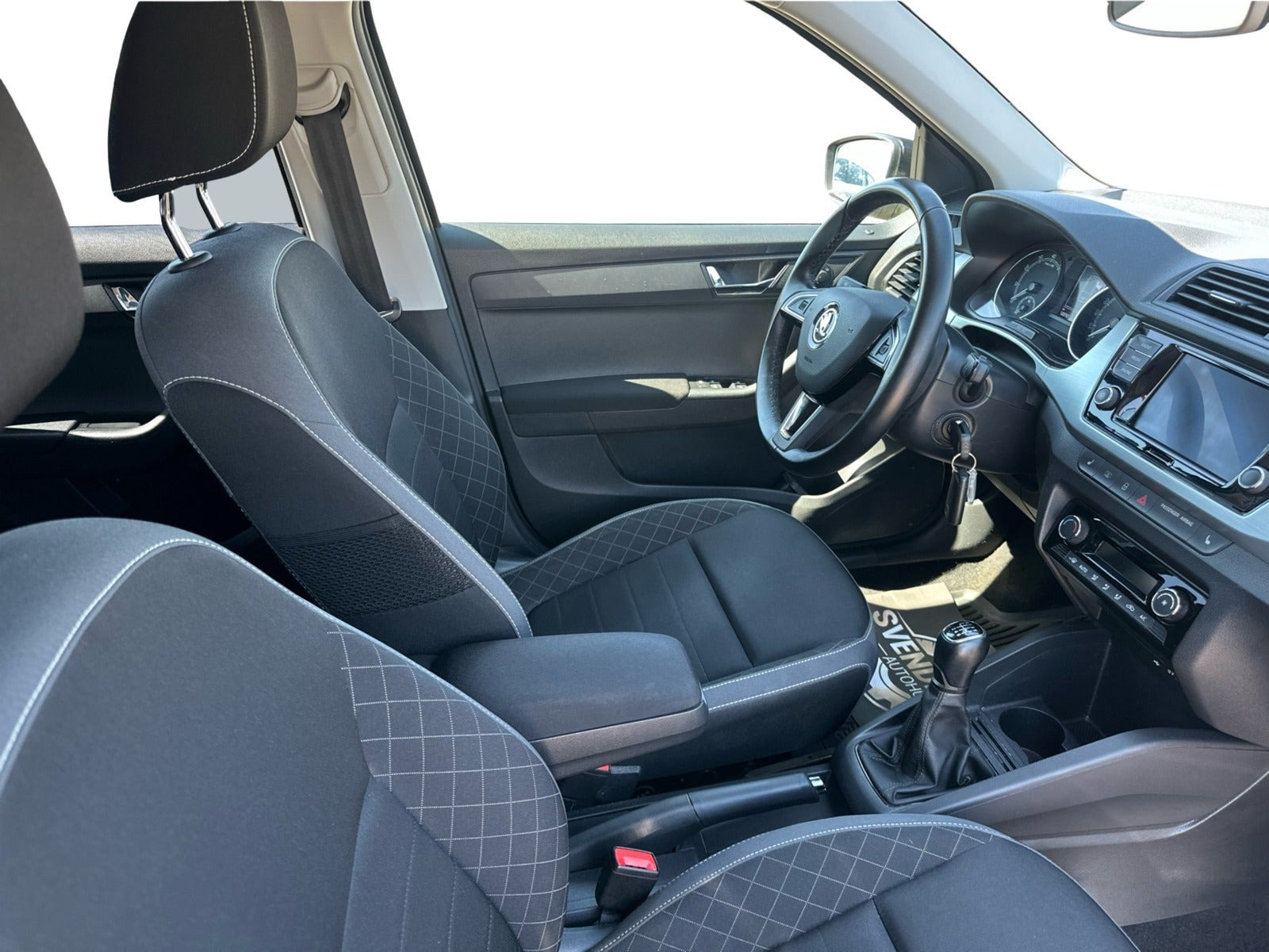 Sort Skoda Fabia fra 2019