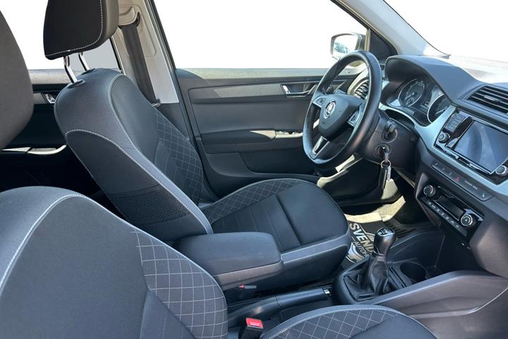 Sort Skoda Fabia fra 2019