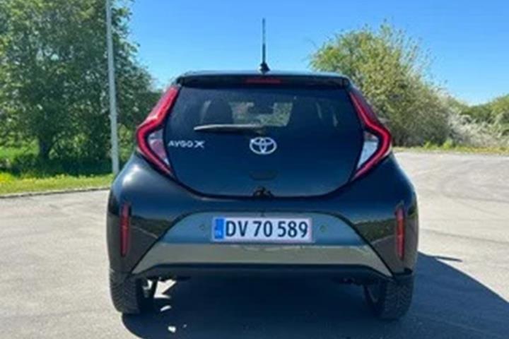 Grøn Toyota Aygo X fra 2022