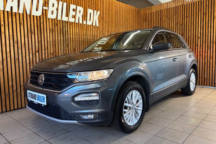Grå VW T-Roc fra 2019