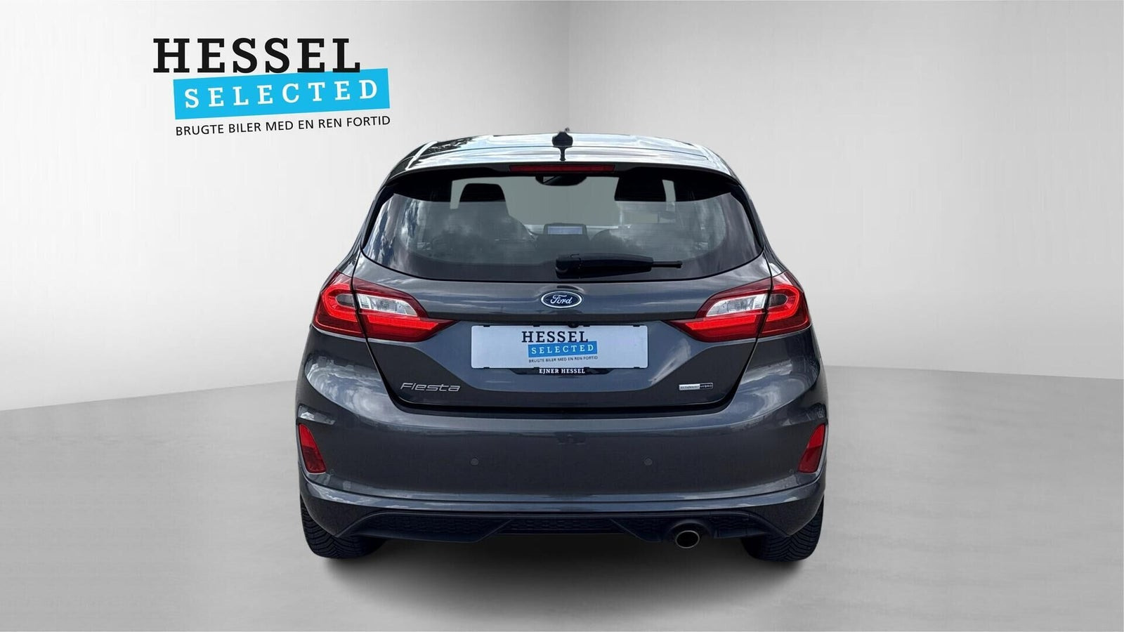Grå Ford Fiesta fra 2021