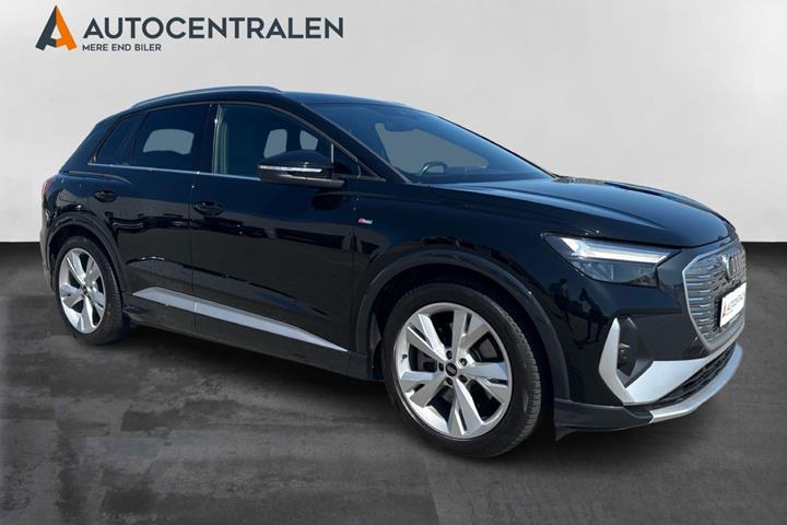 Sort Audi Q4 e-tron fra 2021 set udefra